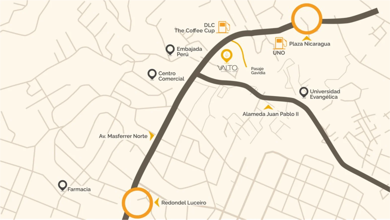 mapa valto